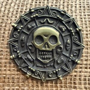 Disney Collectible Pin, 2006, Pirates of the Caribbean Coin, 1.75” diameter